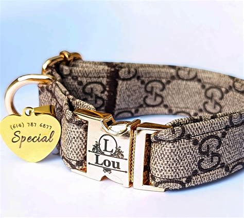 gucci dog leash and collar|authentic Gucci dog collar.